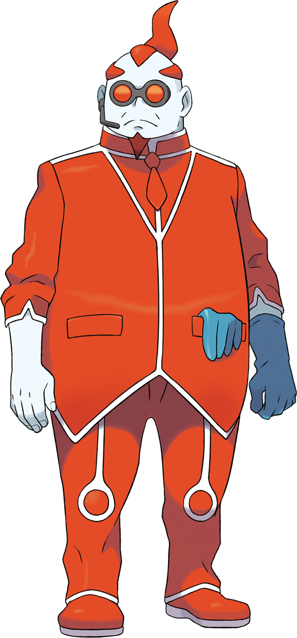 Pokemon X and Y artwork of Xerosic.