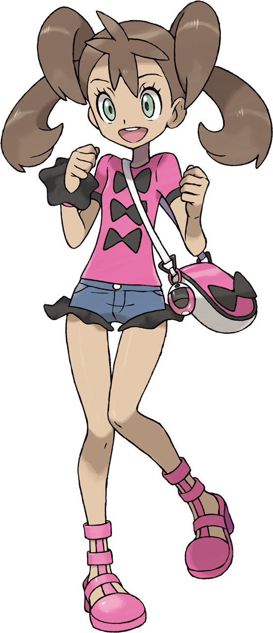 Pokemon X and Y artwork of Shauna.