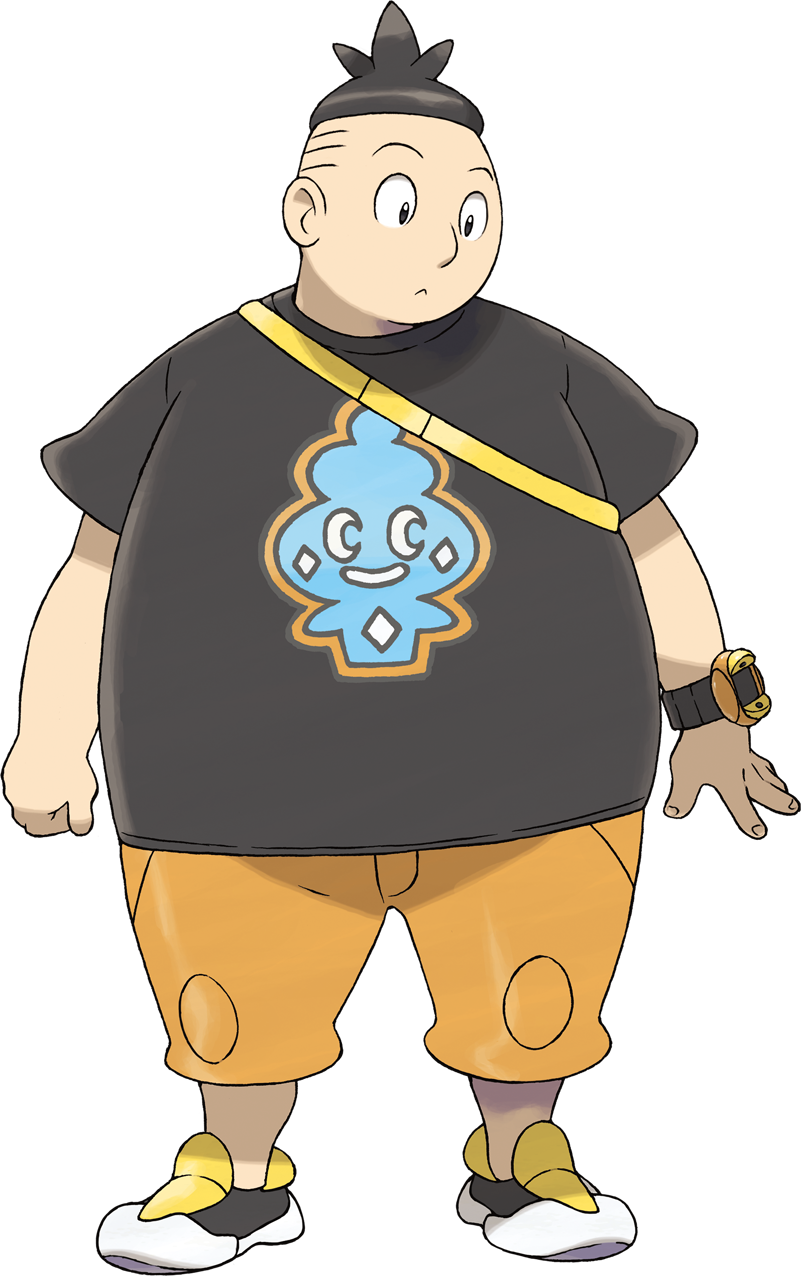 Pokemon X and Y artwork of Tierno.