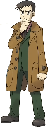 Pokemon X and Y artwork of Looker.