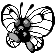 Butterfree Yellow sprite