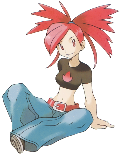 Official Pokemon Ruby and Sapphire artwork of Flannery.