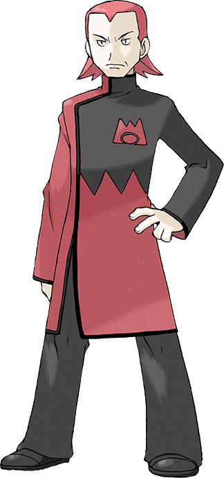 Official Pokemon Ruby and Sapphire artwork of Maxie.