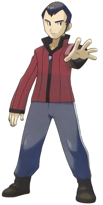 Official Pokemon Ruby and Sapphire artwork of Norman.