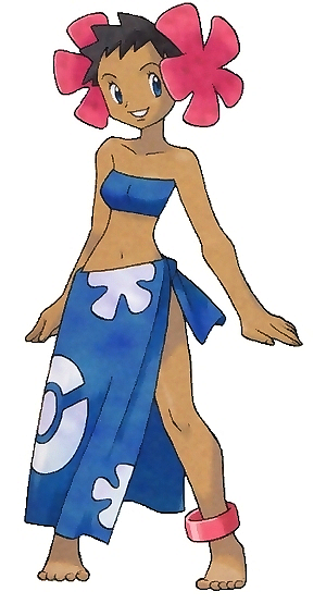 Official Pokemon Ruby and Sapphire artwork of Phoebe.