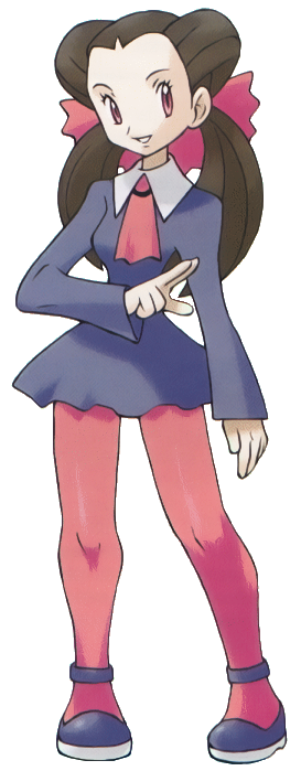 Official Pokemon Ruby and Sapphire artwork of Roxanne.
