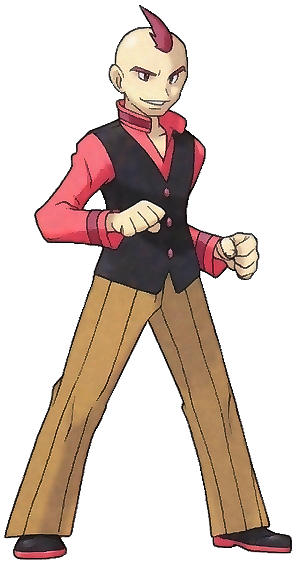 Official Pokemon Ruby and Sapphire artwork of Sidney.
