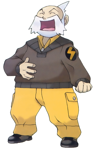 Official Pokemon Ruby and Sapphire artwork of Wattson.