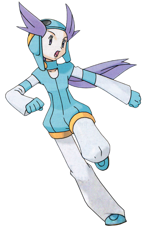 Official Pokemon Ruby and Sapphire artwork of Winona.