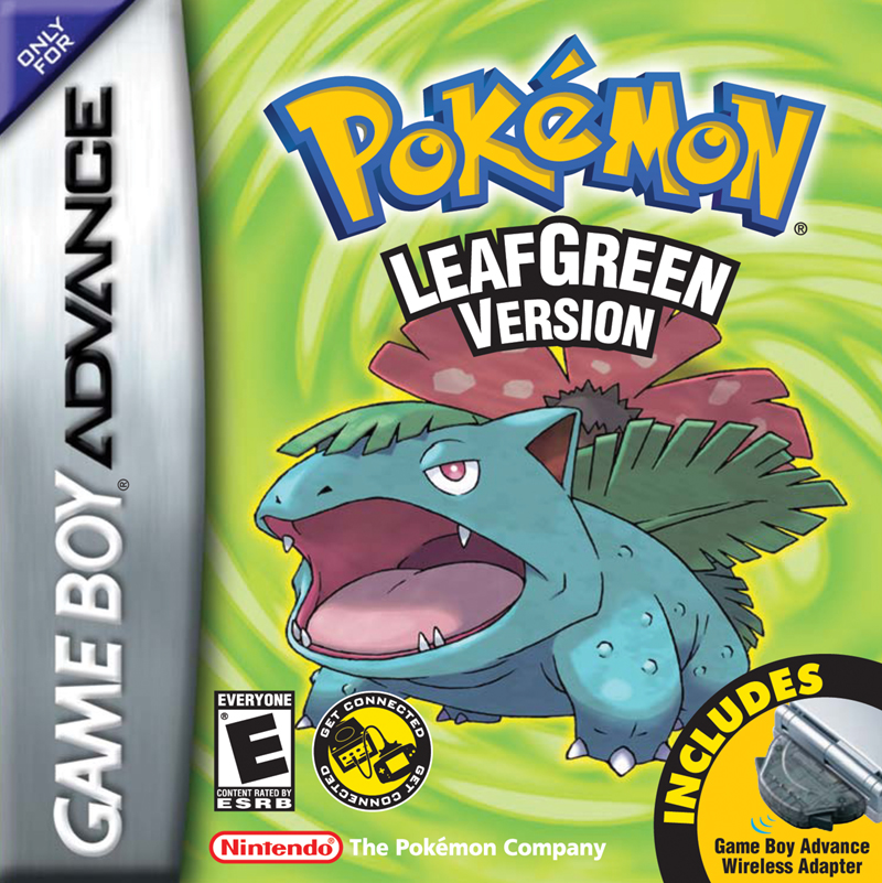 Pokemon LeafGreen Version box art